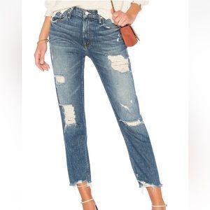 Mother Jeans, The Sinner. Wash: Ice Cream You Scream. Size 28. Inseam 23